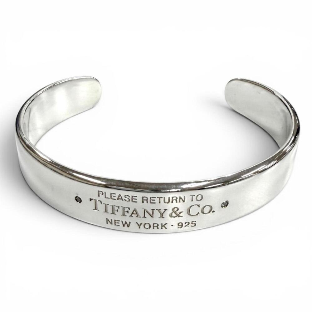 TIFFANY Silver Diamond Bracelet